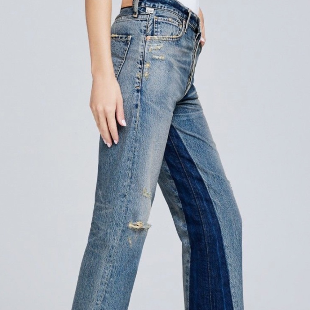 Citizens of Humanity Cora Crop relxd shadow inseam - Picture 2 of 11